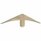 Ekena Millwork Bellingham Rough Sawn Timber Gable Bracket, Douglas Fir, 48"W x 8"H x 2"D x 4"F, 4/12 Pitch GBW048X08X0204BEL00RDF - alternate 3